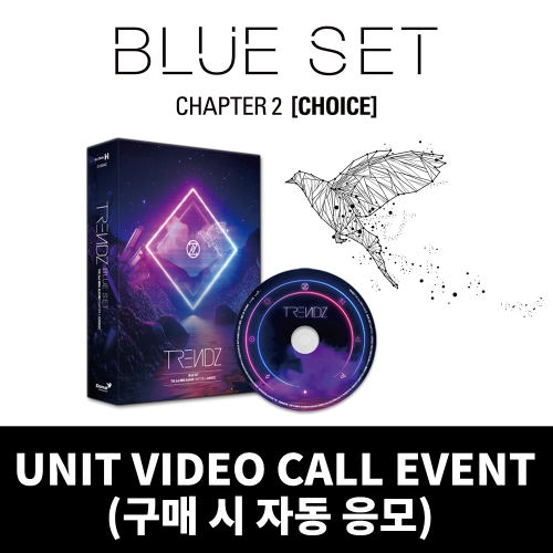 [UNIT VIDEO CALL EVENT] 트렌드지(TRENDZ) - 2nd MINI ALBUM BLUE SET | Chapter2. CHOICE