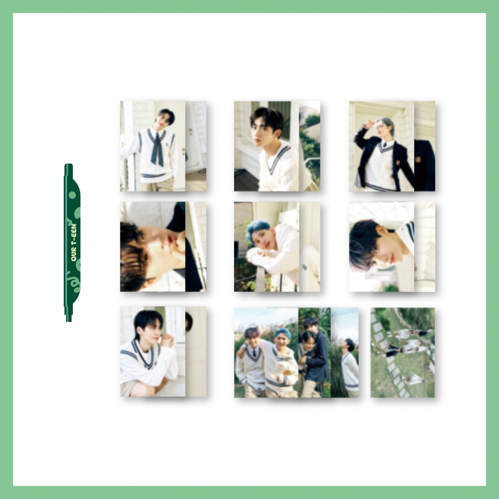 TEMPEST 2024 SEASON'S GREETINGS [OUR-TEEN] POP-UP CAFE OFFICIAL MD_POSTCARD & CLIP PEN SET