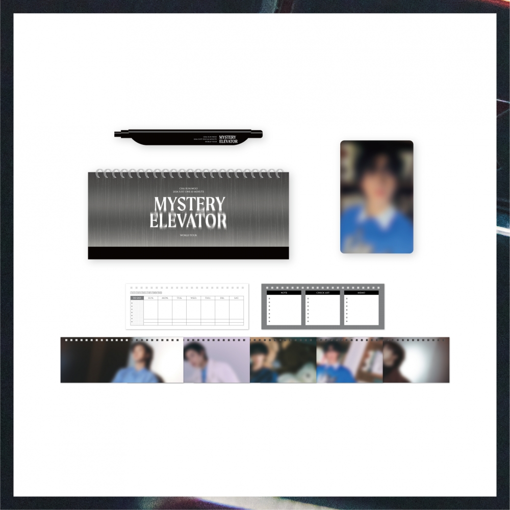 CHA EUN-WOO 2024 Just One 10 Minute [Mystery Elevator] OFFICIAL MD_WEEKLY PLANNER SET