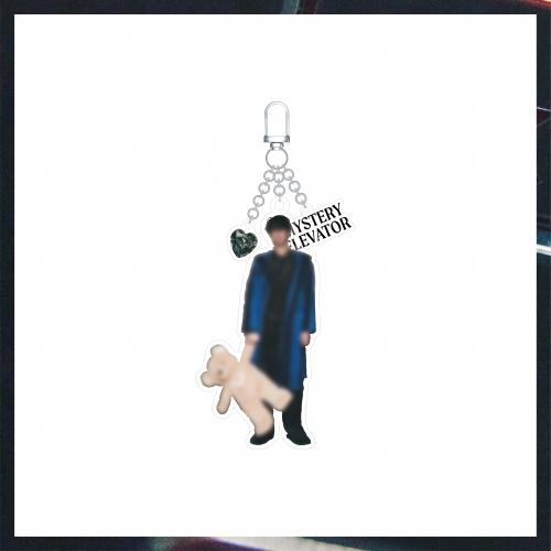 CHA EUN-WOO 2024 Just One 10 Minute [Mystery Elevator] OFFICIAL MD_ACRYLIC KEYRING
