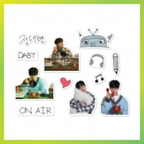 2024 JUNG DAE HYUN FANMEETING [정대현의 ON AIR] OFFICIAL MD_STICKER PACK