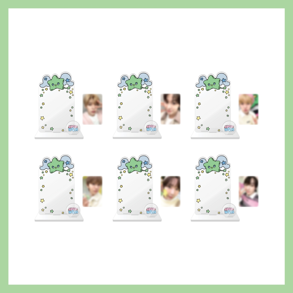 NCT WISH POP-UP STORE OFFICIAL MD_ACRYLIC STAND SET