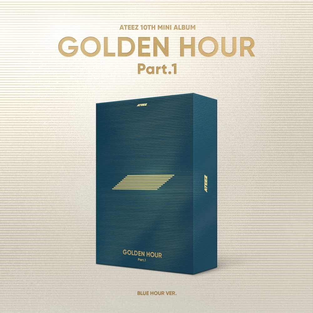 ATEEZ(에이티즈) - 10th Mini Album [GOLDEN HOUR : Part.1] (BLUE VER.)