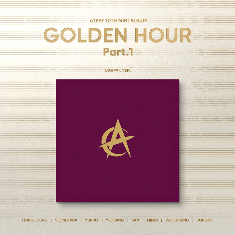 [세트/앨범8종] ATEEZ(에이티즈) 10th Mini Album [GOLDEN HOUR : Part.1] (Digipak VER.)