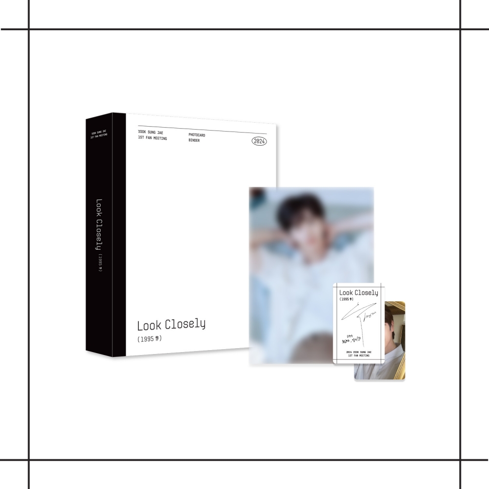 2024 YOOK SUNG JAE 1ST FAN MEETING [Look Closely] OFFICIAL MD_BINDER