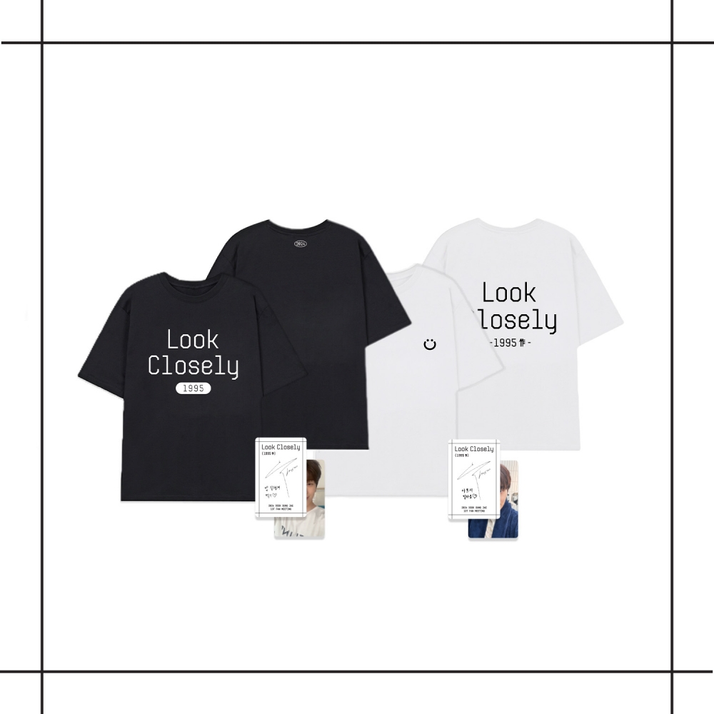 2024 YOOK SUNG JAE 1ST FAN MEETING [Look Closely] OFFICIAL MD_T-SHIRT